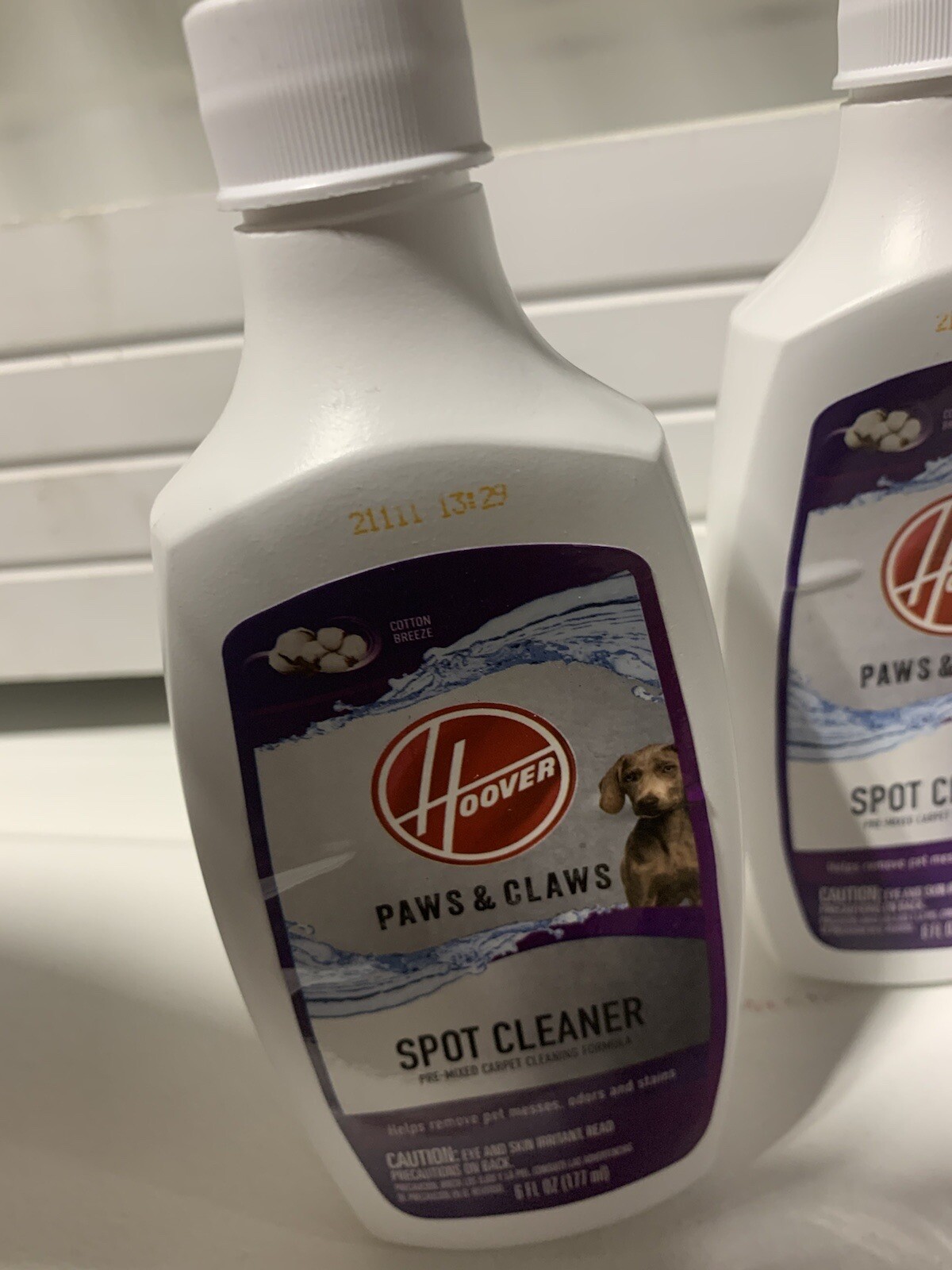Lot of 2 Hoover Paws And Claws Spot Cleaner Carpet Cleaning Formula 6 fl oz
