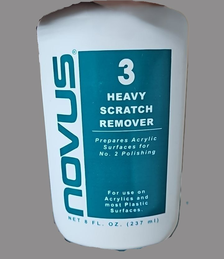 Novus Pack of 3/ 8oz / Clean #1, Fine Scratch #2, Heavy Scratch #3
