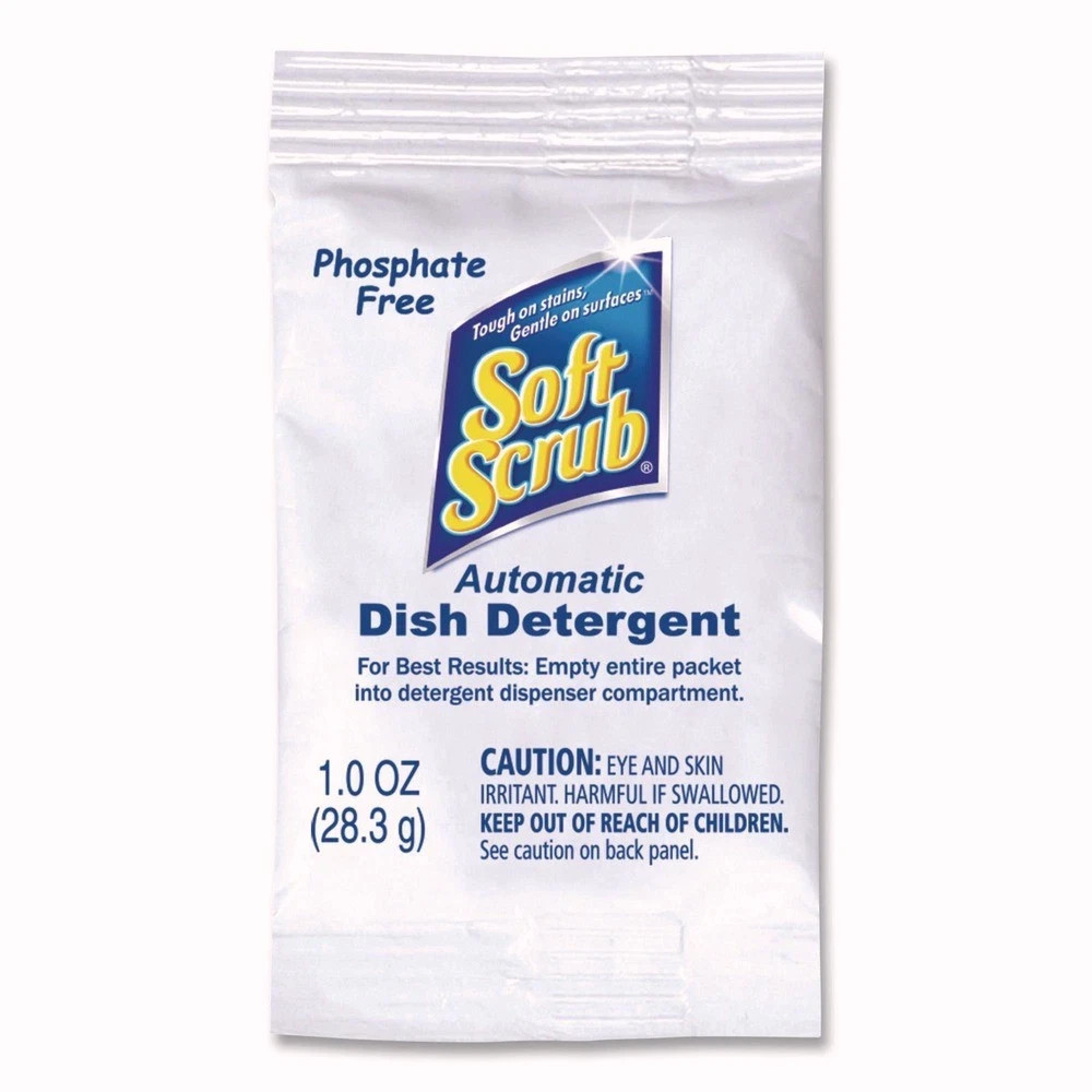 Soft Scrub 10006 1 oz. Automatic Dish Detergent Packet – Lemon (200/CT) New