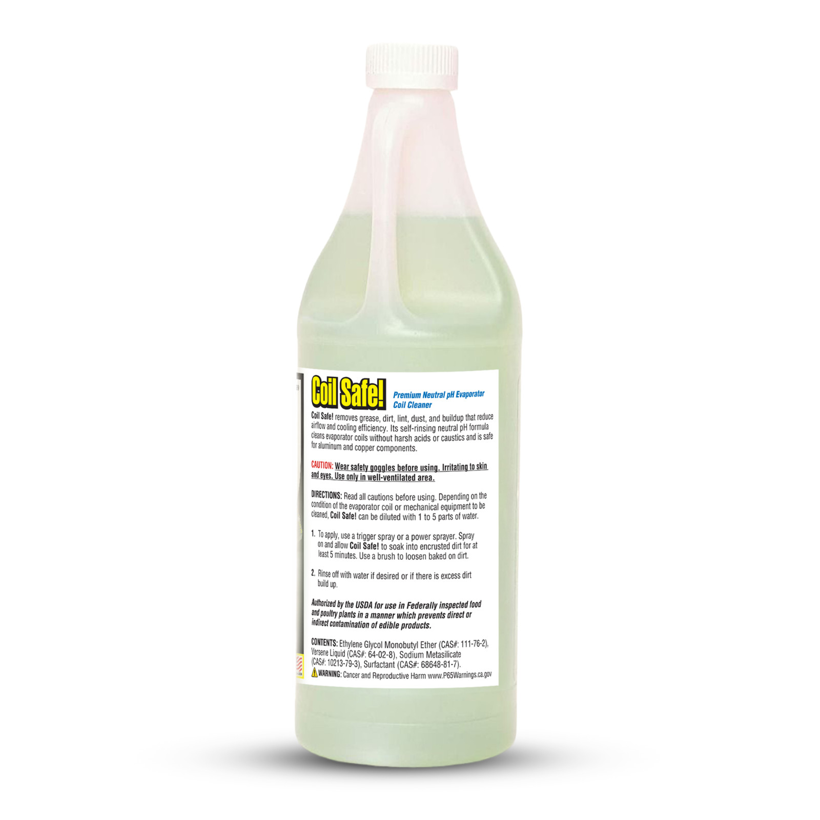 ComStar Coil Safe 1 Quart Evaporator Coil Cleaner for AC & Refrigeration Systems