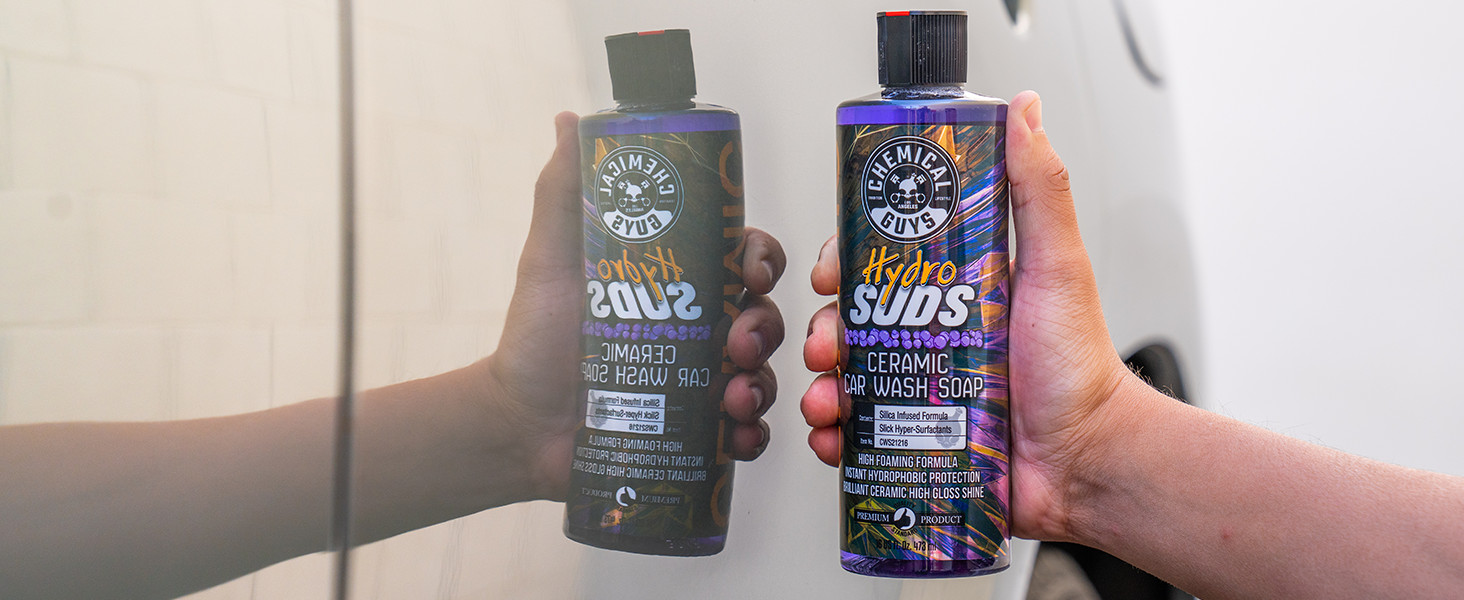 HydroSuds Ceramic, Shine High Foaming Car Wash Soap – Foam Cannon Soap, Works