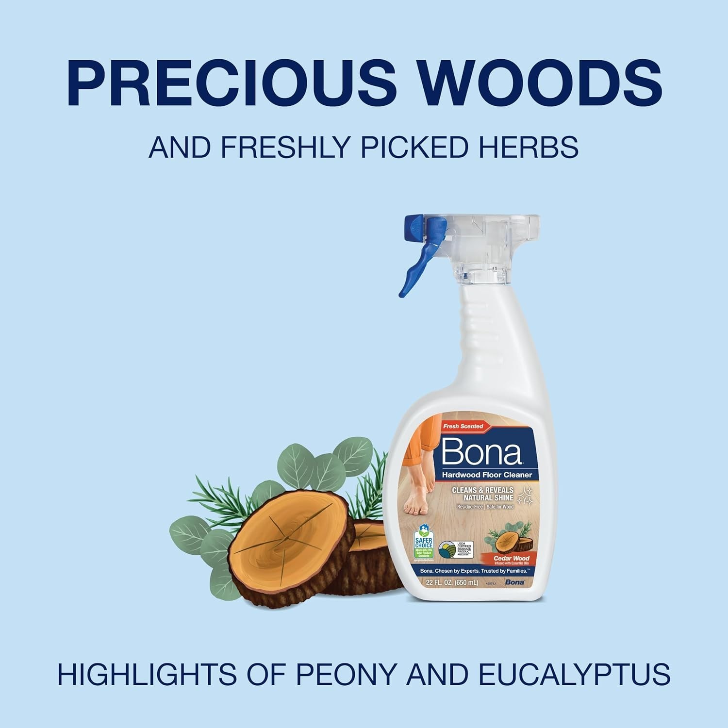 Hardwood Floor Cleaner Spray – 32 fl oz – Cedar Wood Scent