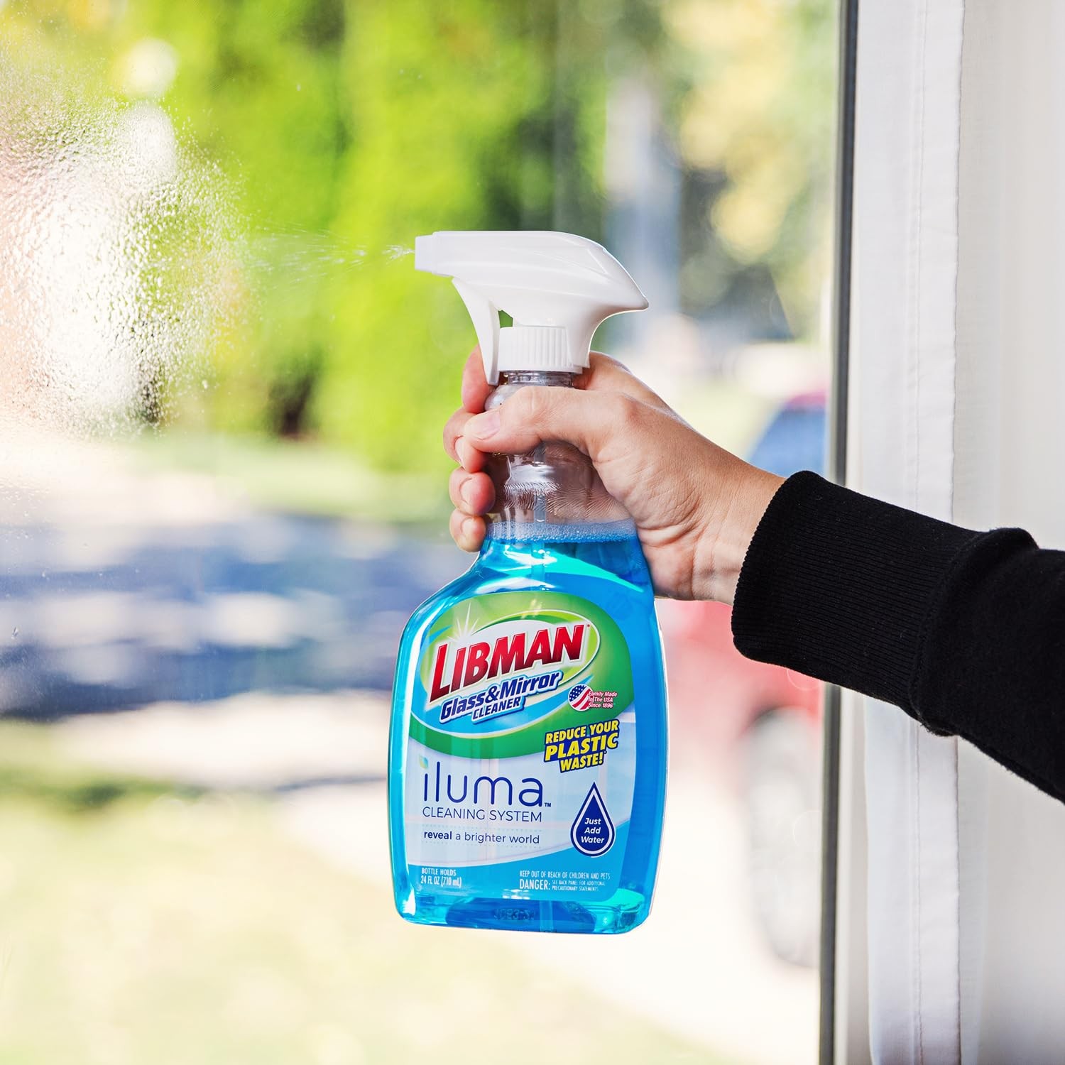 Libman Iluma Glass & Mirror Cleaner Refill | Window Cleaning Pods Glass & Mir…