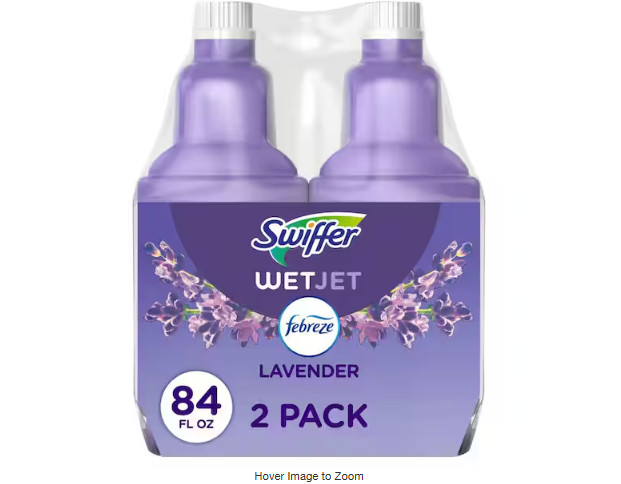 WetJet 42.2 oz. Multi-Purpose and Hardwood Floor Cleaner Lavender Vanilla and Co