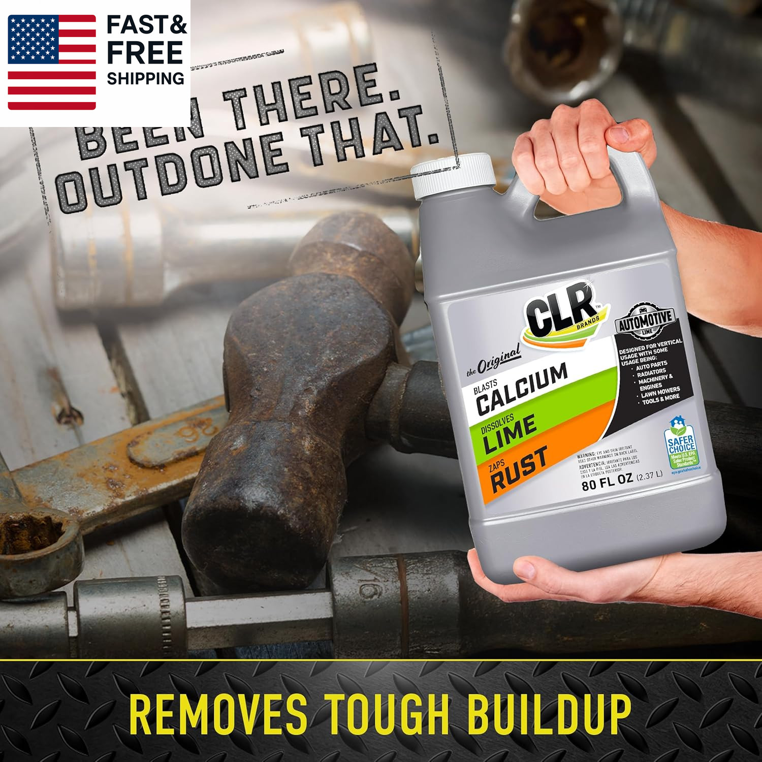 Brands® Automotive Calcium, Lime & Rust Remover, Cleaner for Multiple Surfaces,