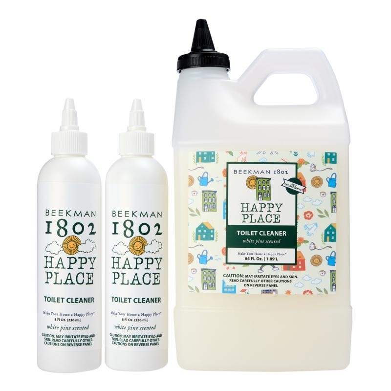 Beekman 1802 Happy Place 64 oz. Toilet Cleaner Set White Pine Scented Sealed