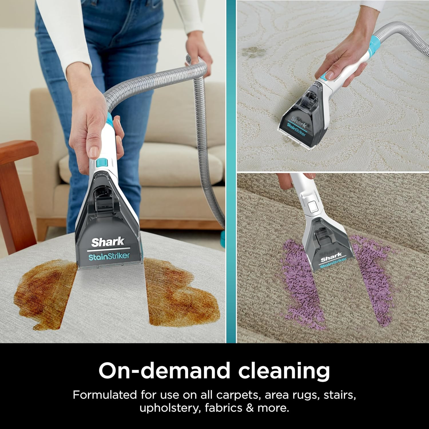 Shark Stainstriker Cleaning Solution for Portable Cleaners, Carpet and Area Rug