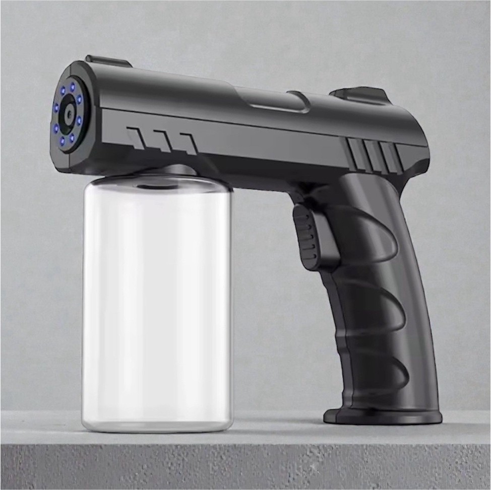 BARBER’S Spray Gun, LED BLUE LIGHT, WATER/ ALCOHOL BOTTLE SPRAY