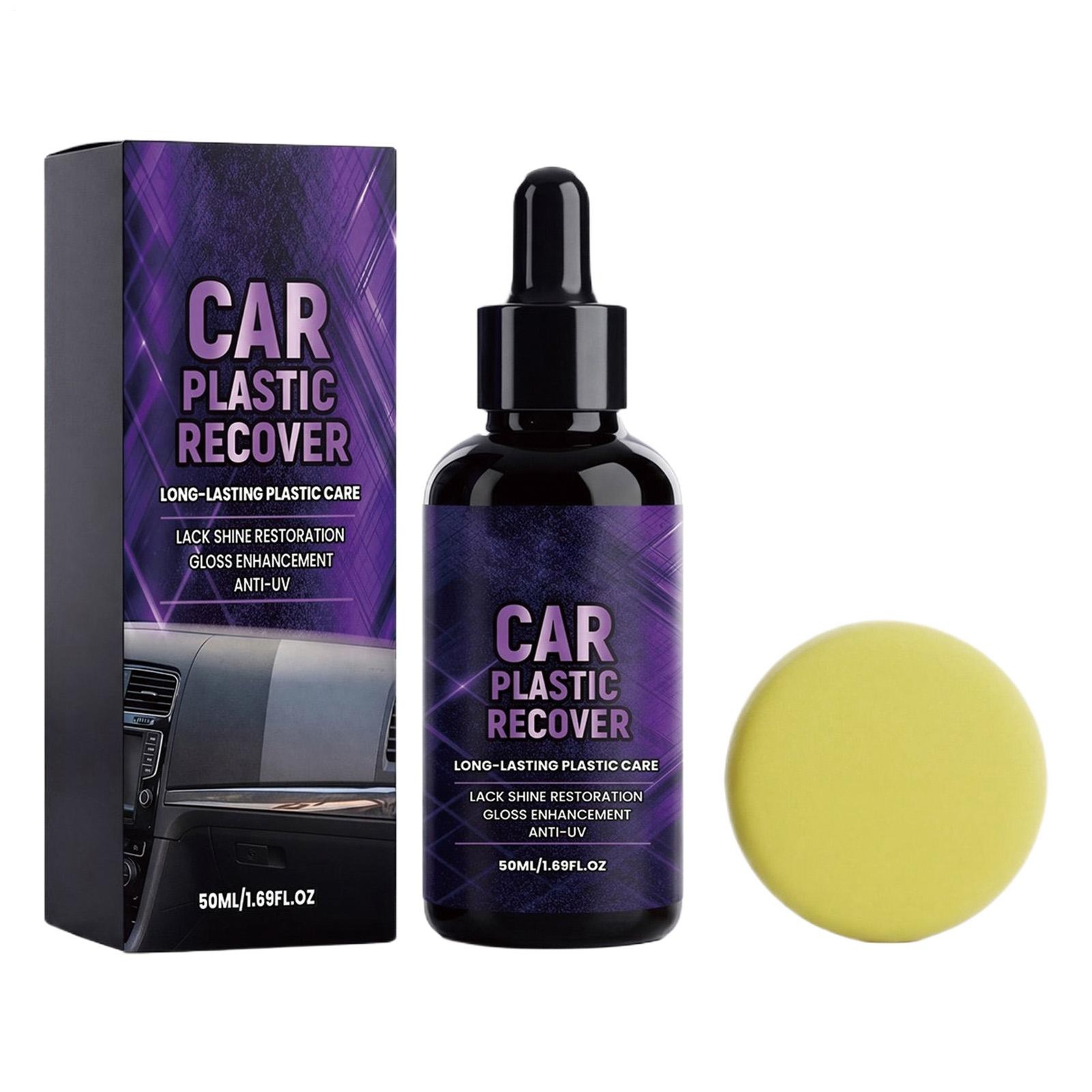 Vehicle Interior Cleaner 50ml Deep Cleaning Long Lasting Car Trim