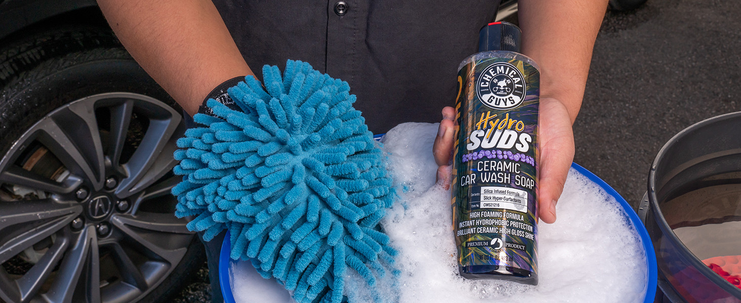 HydroSuds Ceramic, Shine High Foaming Car Wash Soap – Foam Cannon Soap, Works