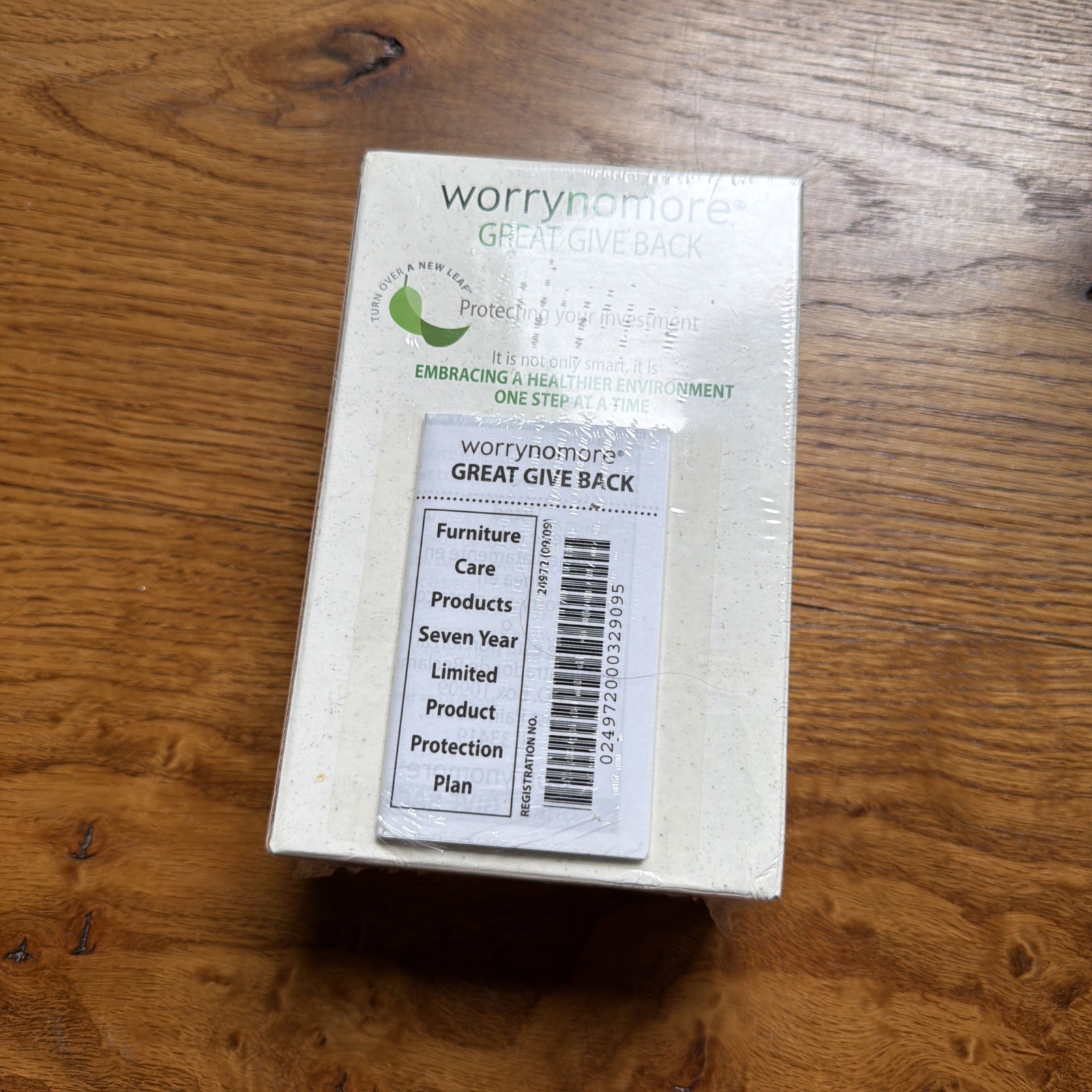 NEW WORRYNOMORE Fabric & Leather Cleaner-new Open Box Seal Is Broken See Picture