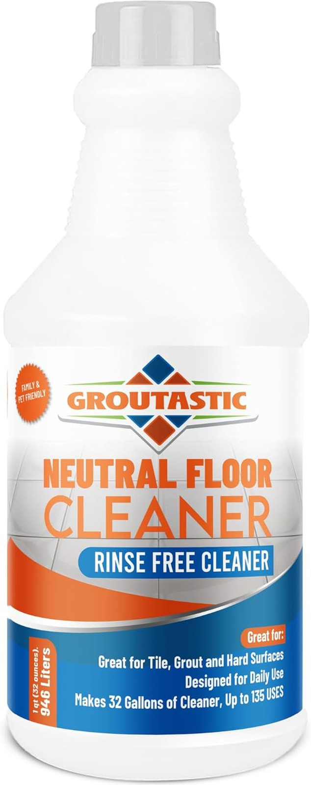 Ph Neutral Floor Cleaner – No Rinse Daily Mopping Solution for Tile, Stone, Marb