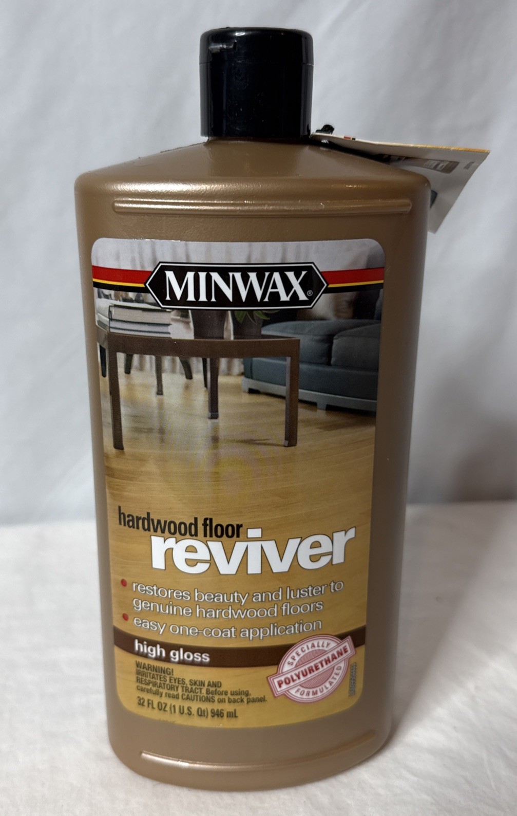 Minwax High Gloss Hardwood Floor Reviver Liquid 1 qt