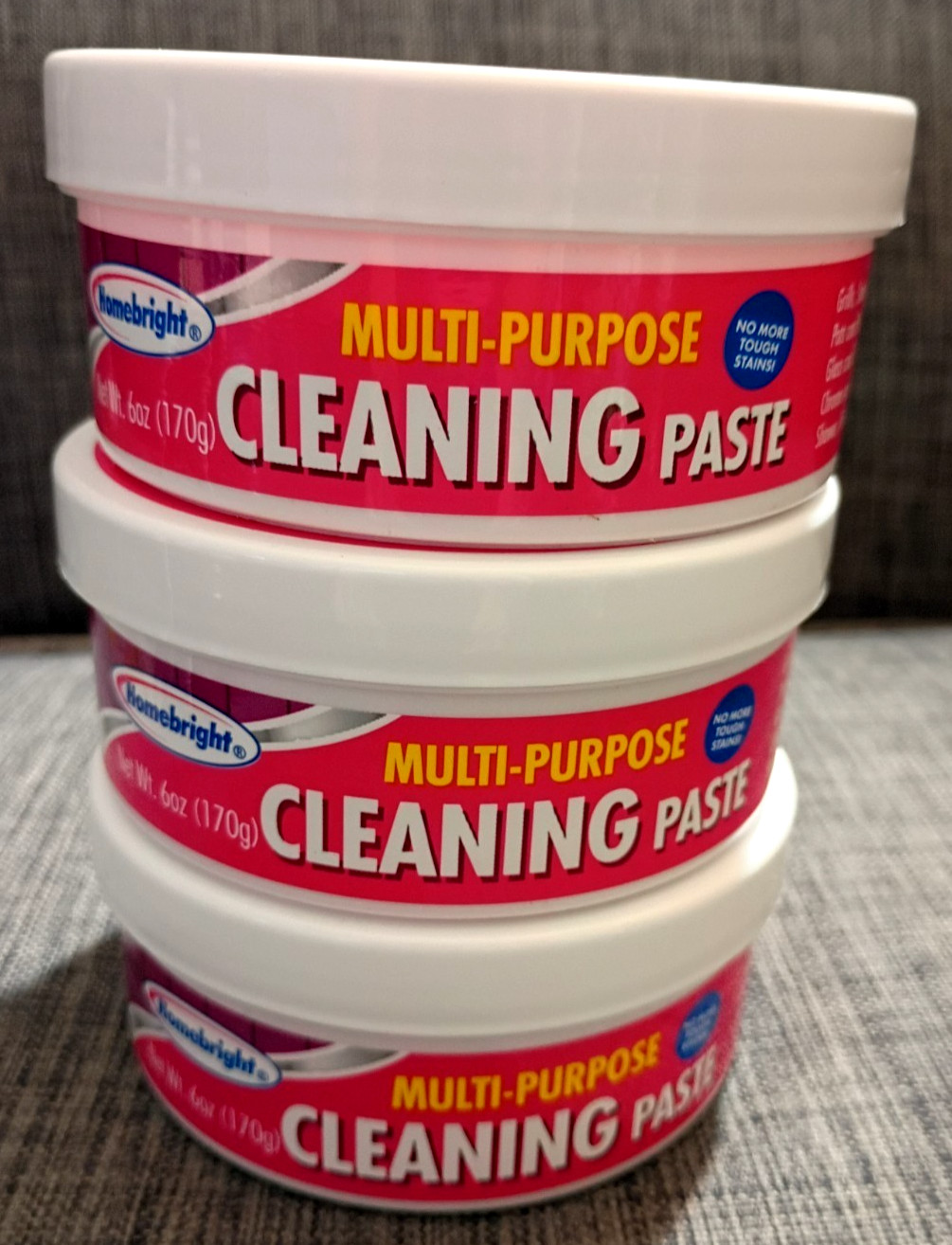 Multi-Purpose Cleaning Paste Home Kitchen Bathroom Laundry Supplies 6oz (3 Pack)