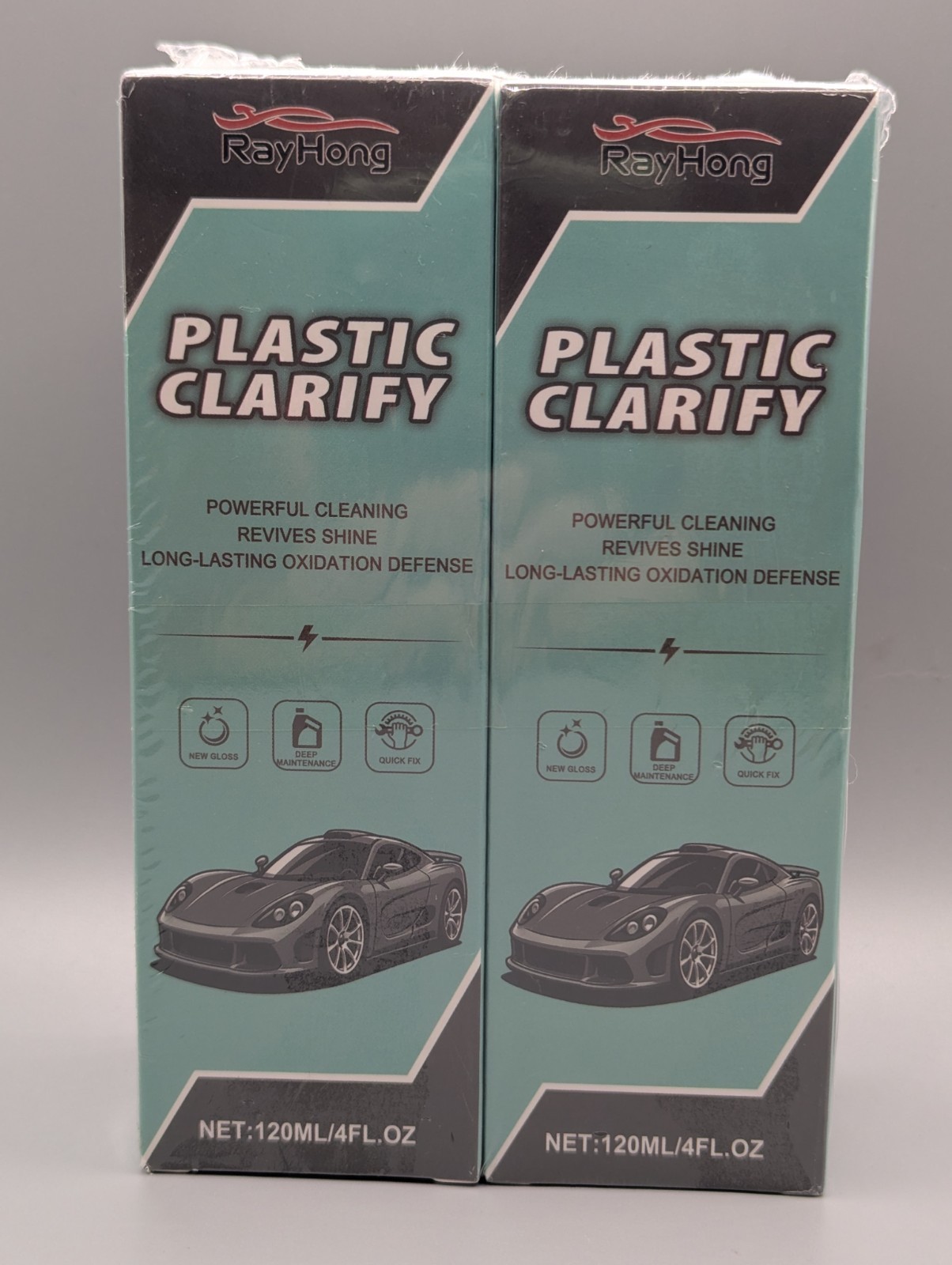 2x Plastic Clarify for Cars | Car Plastic Restorer