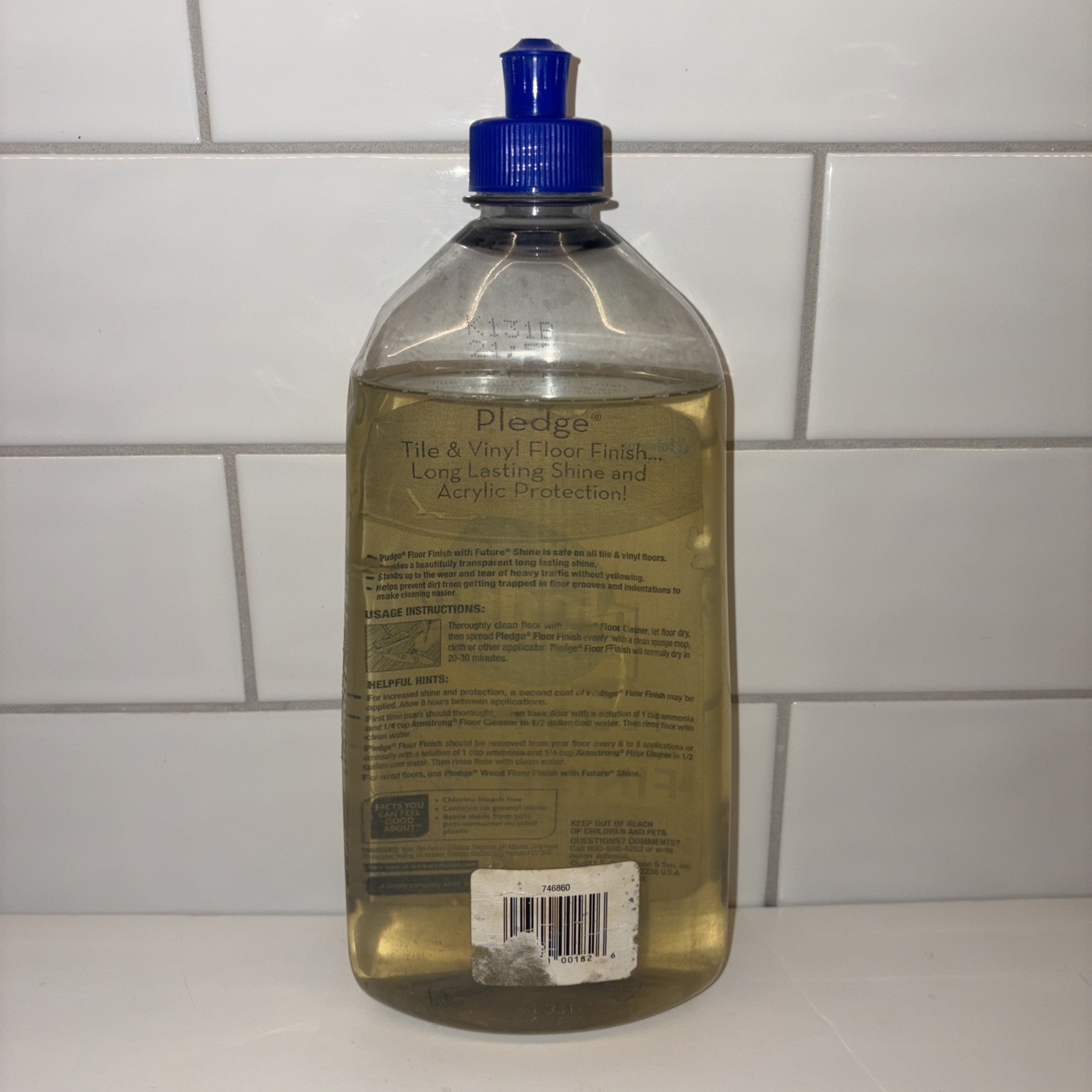 Pledge Floor Care Future Shine Tile Vinyl Floor Finish 27 fl oz Discontinued