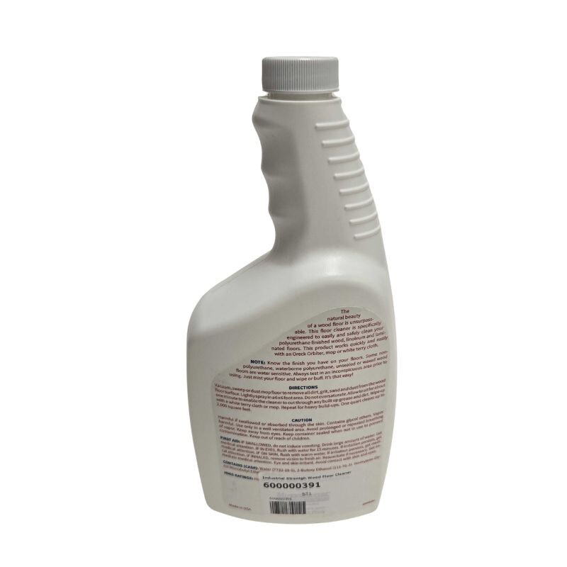 New Oreck Wood Floor Cleaner Industrial Strength 32 Oz Bottle 600000391