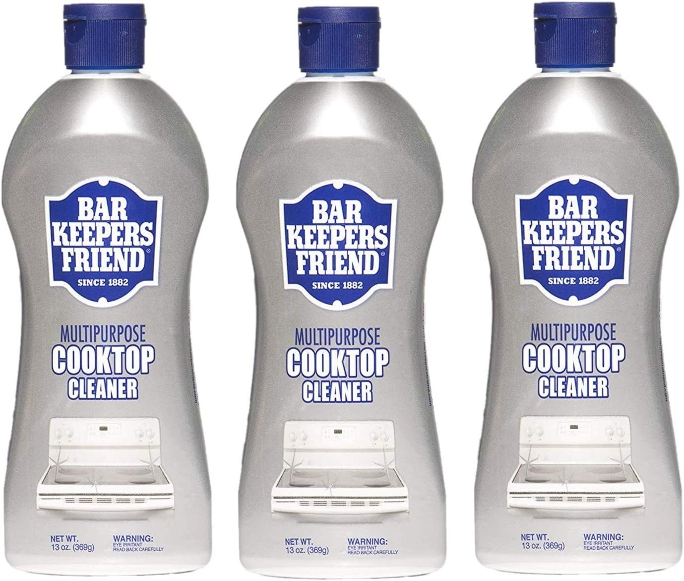 Biodegradable Cooktop Cleaning Bars – Pack of 3, 13 oz Each, Streak-Free Shine