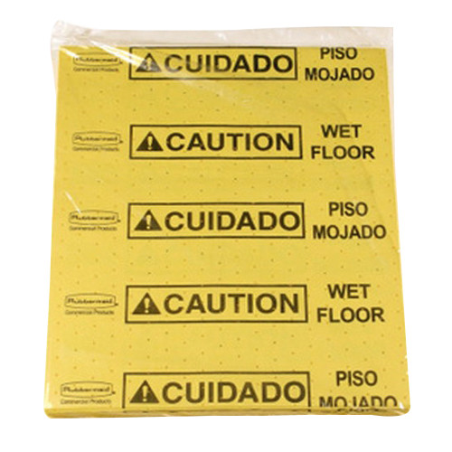 Rubbermaid Over the Spill Large PP Station Pad Yellow 20″ L x 16.5″ W | 25/Pack