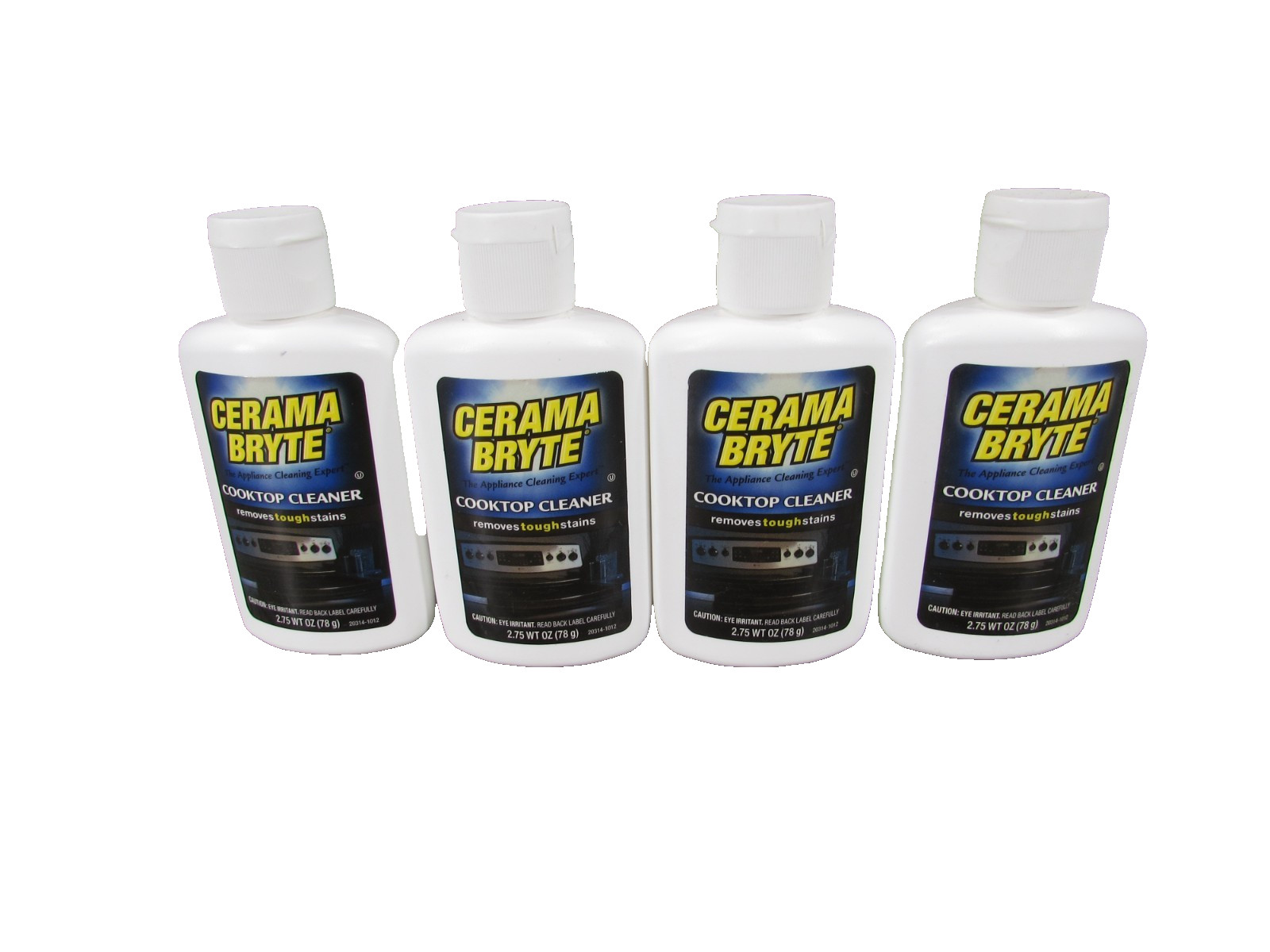 Cerama Bryte CookTop Cleaner, Removes Tough Stains, 2.75 Oz. Lot of 4