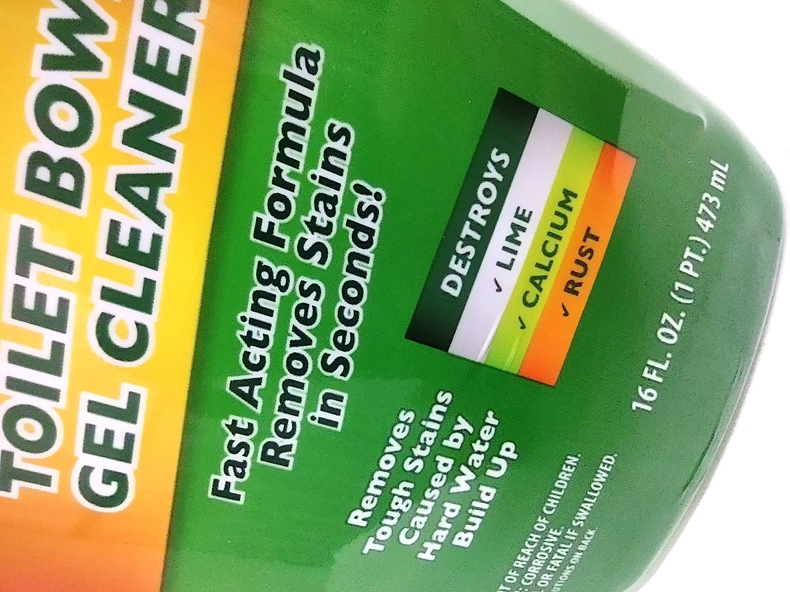 ( 4 ) Lime-x Liquid Toilet Bowl Gel Cleaner, Removes Lime Calcium Rust 16 oz Ea