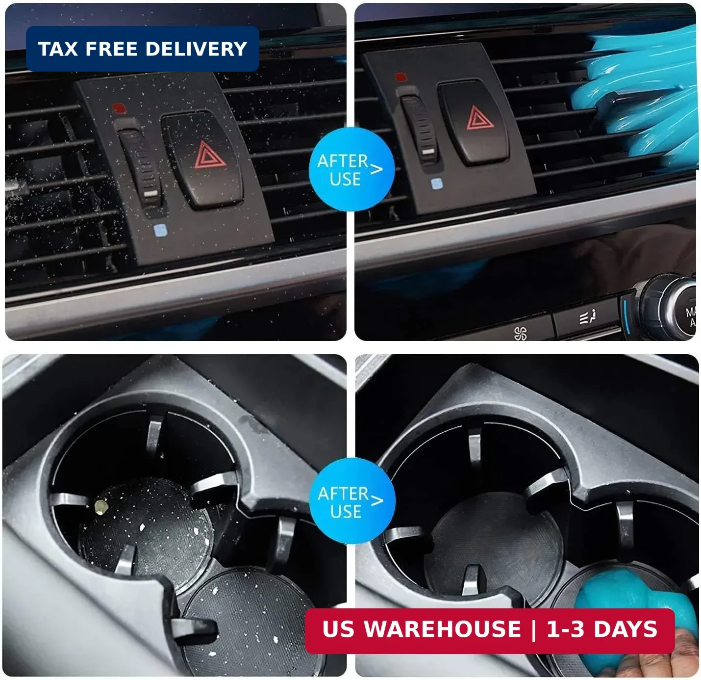 Cleaning Gel for Car Detailing Putty Car Vent Cleaner Goo Cleaning Putty Gel Aut
