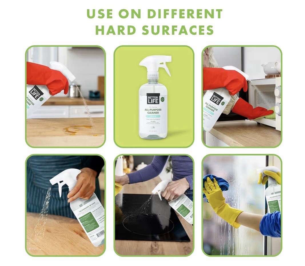 (2) All Purpose Cleaner – Multipurpose Plant Based Home and Kitchen Cleaning