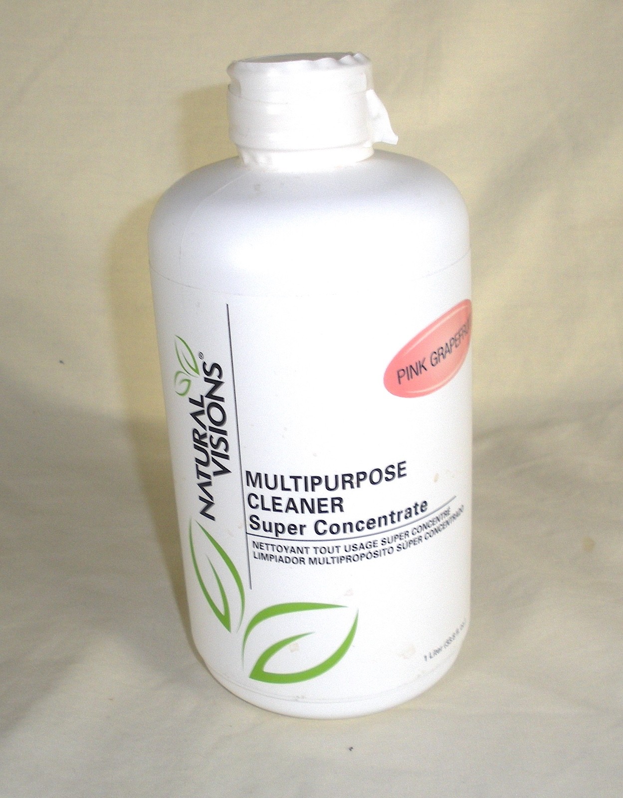 Natural Visions Pink Grapefruit Super Concentrate Multipurpose Cleaner 1 Liter