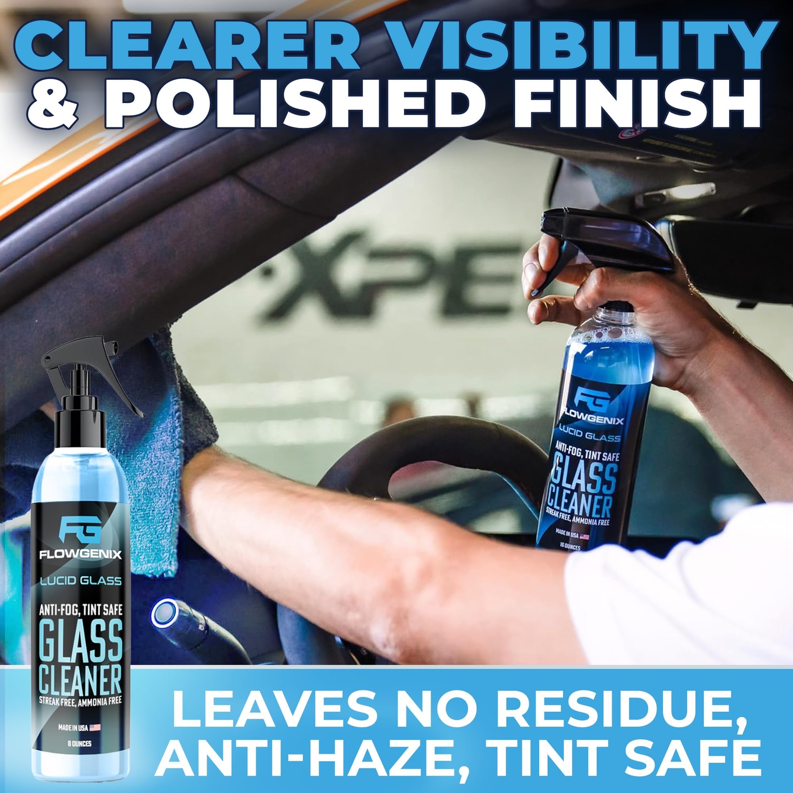 Window And Glass Cleaner Streak Free For Cars Ammonia Free Tinted Window Safe Au