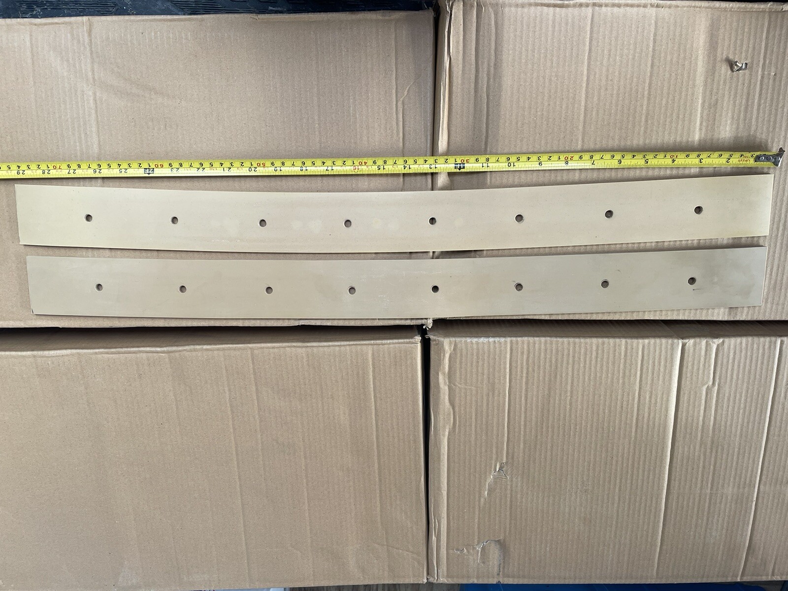 2 PAS116 Straight Squeegees Auto Scrubber.