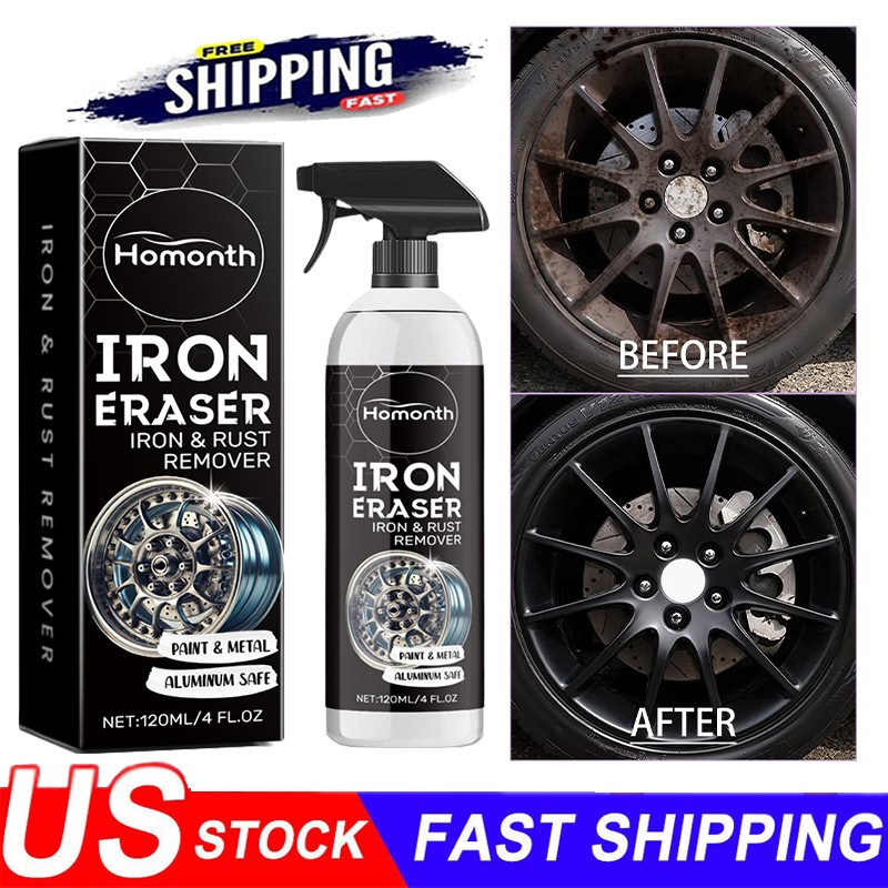 Car Rust Remover Spray Cleaning Maintenance Iron &Tire &Wheel &Rim Cleaner New