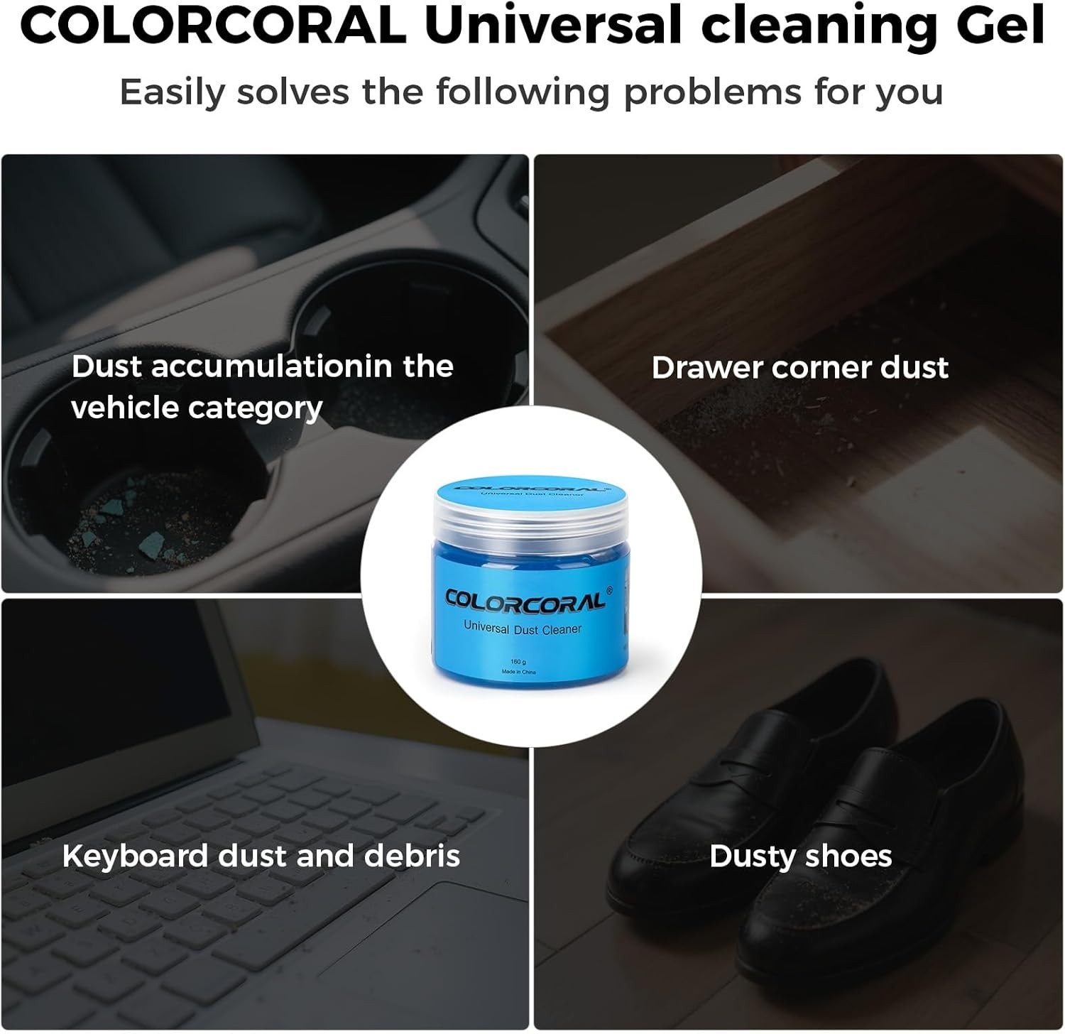 Multi Purpose Universal Cleaning Gel Jelly Keyboard Laptop Home Dust Navy Blue