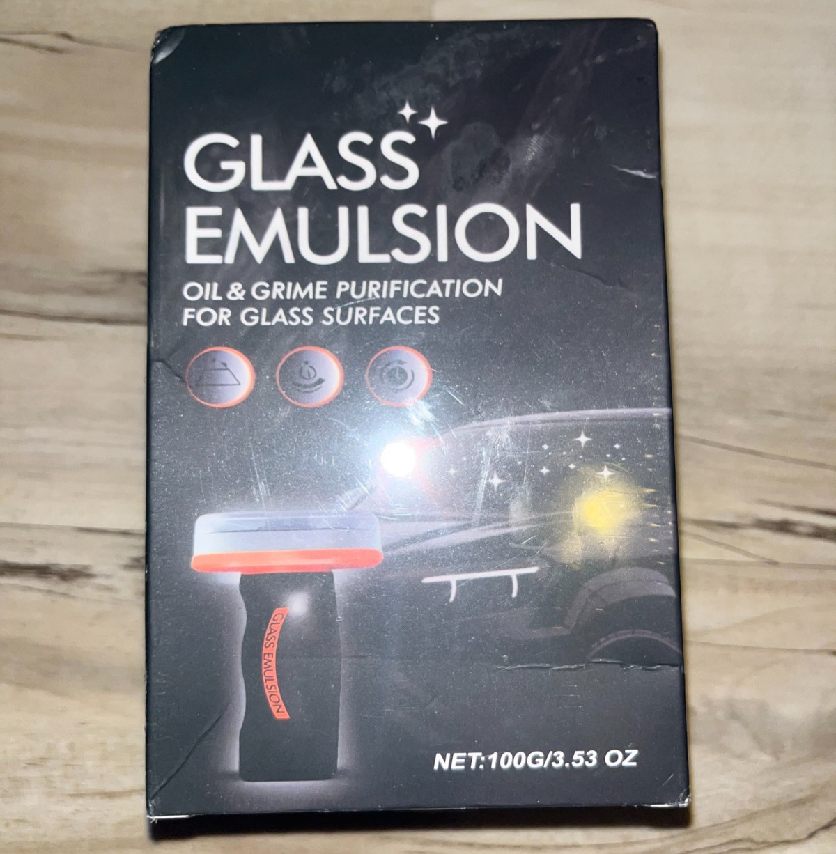 Handheld Glass Oil Film Remover, 2025 New Car Oil Films Cleaner Removes Smudges