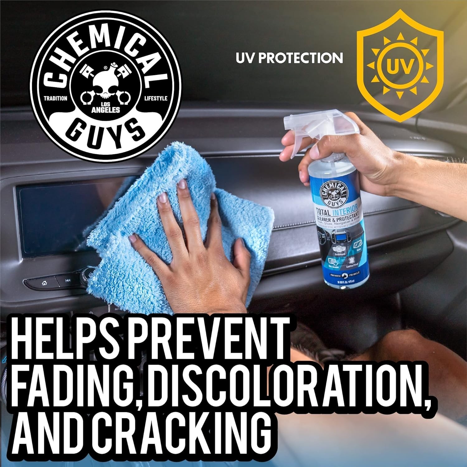 Total Interior Cleaner & Protectant Interior Cleaner, Cleans & Protects Leath…