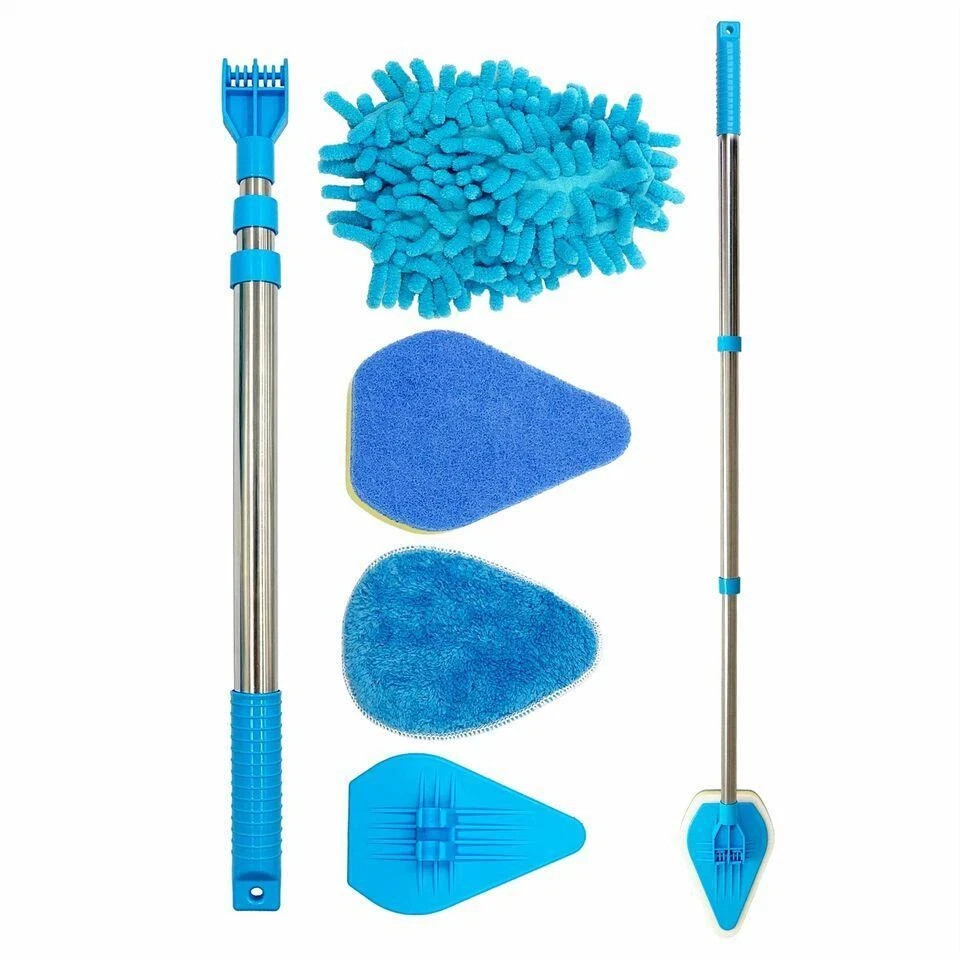 Bathroom Mop Shower Bath Screen Cleaning Tile Kit Floor Cleaner Scrubber Tool