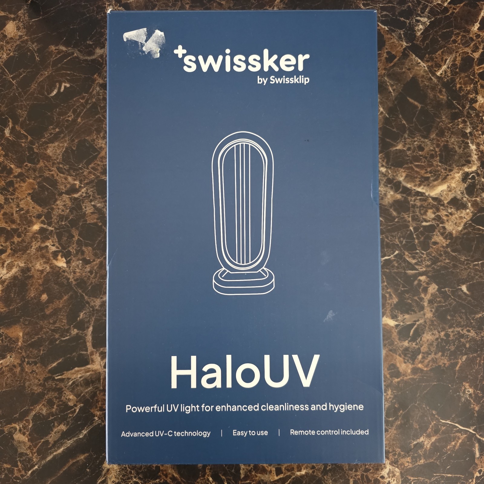 Swissker By Swisslip HaloUV Home Disinfection Device NEW OPEN BOX