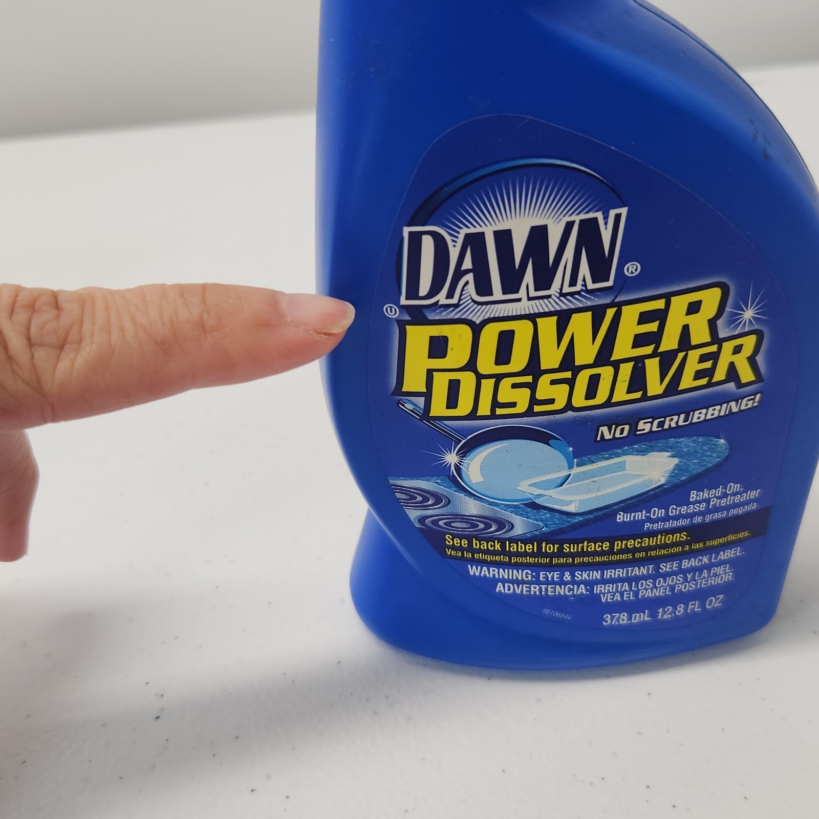 Dawn Power Dissolver 12.8 fl oz 2004 Discontinued No Scrubbing 70-75% Partial