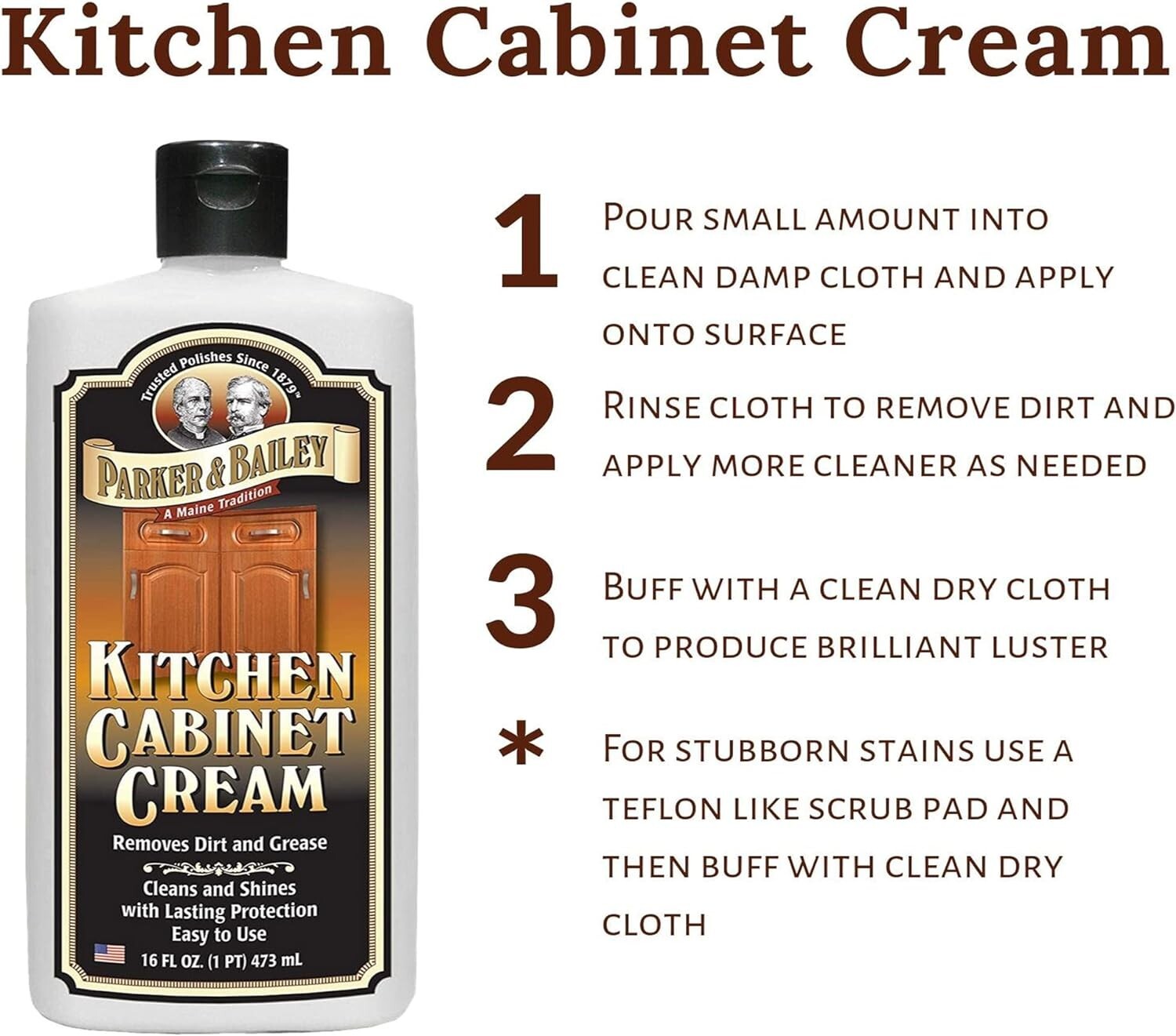 Parker & Bailey Kitchen Cabinet Cream 16 oz