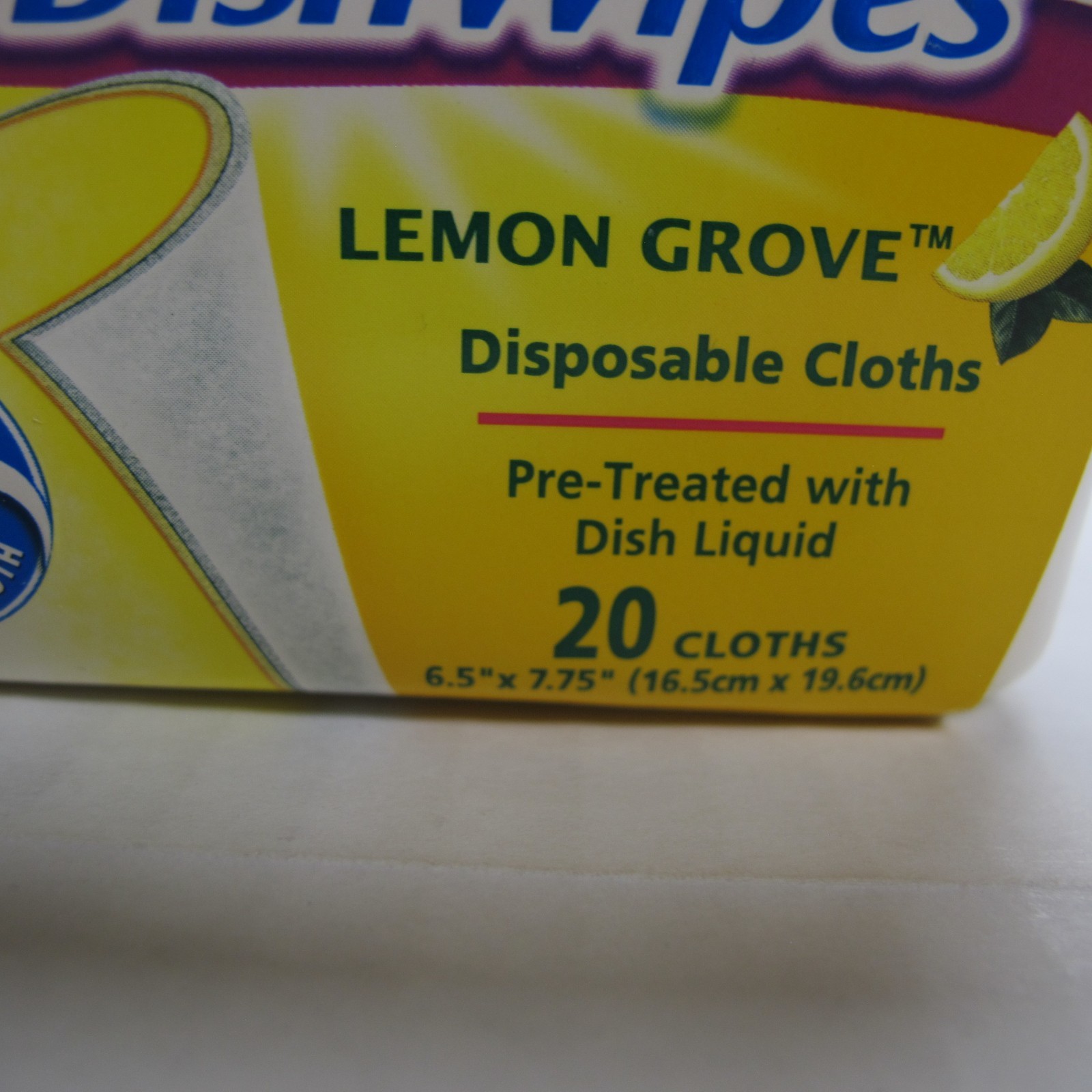 Palmolive Dish Wipes Lemon Grove Pretreated Disposable Cloths Discontinued 20 Ct