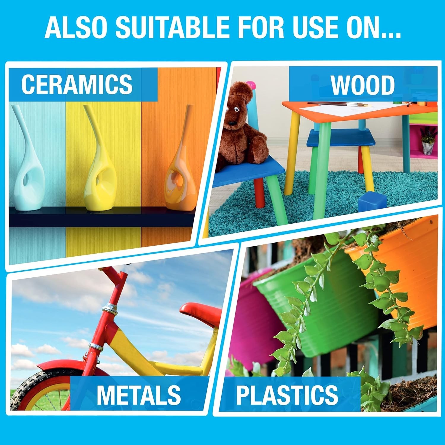 Versatile Spray Paint for Alloy, Steel, Plastic