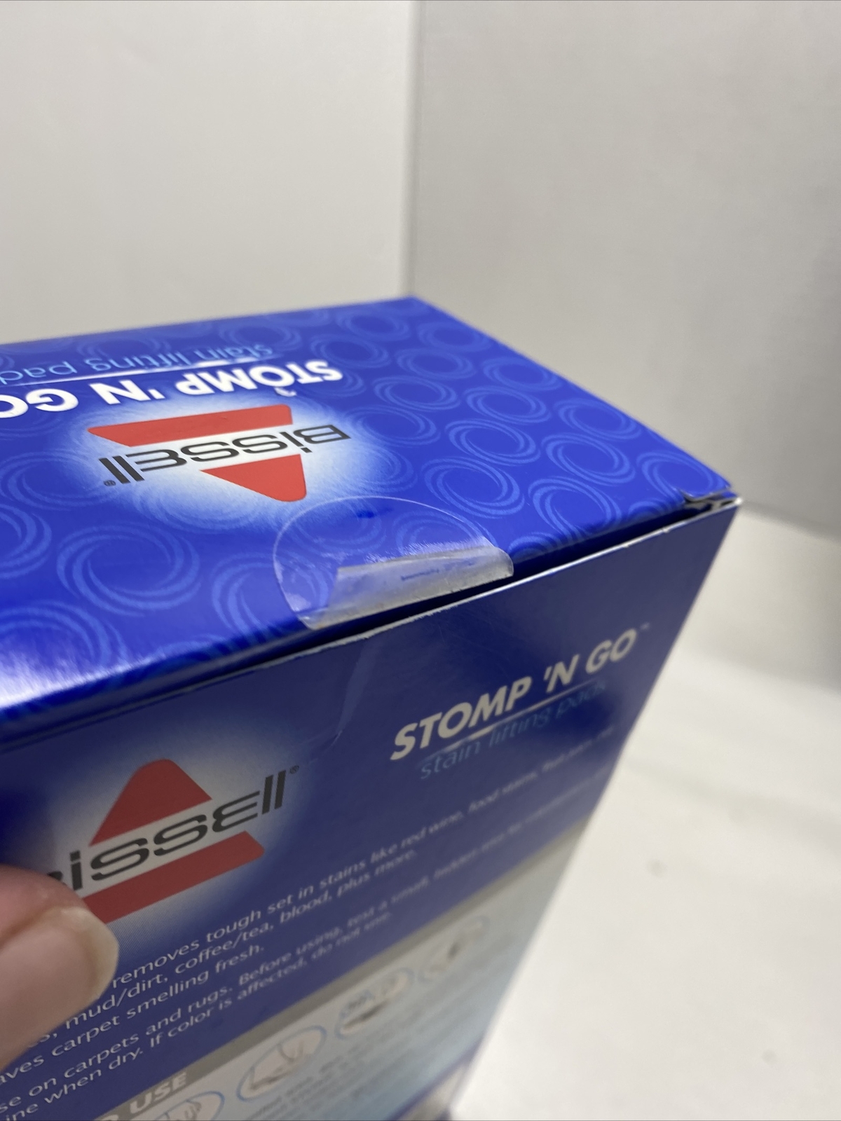 Bissell Stomp ‘N’ Go Stain Lifting Pads Pre-moistened 5 Total Pads NEW