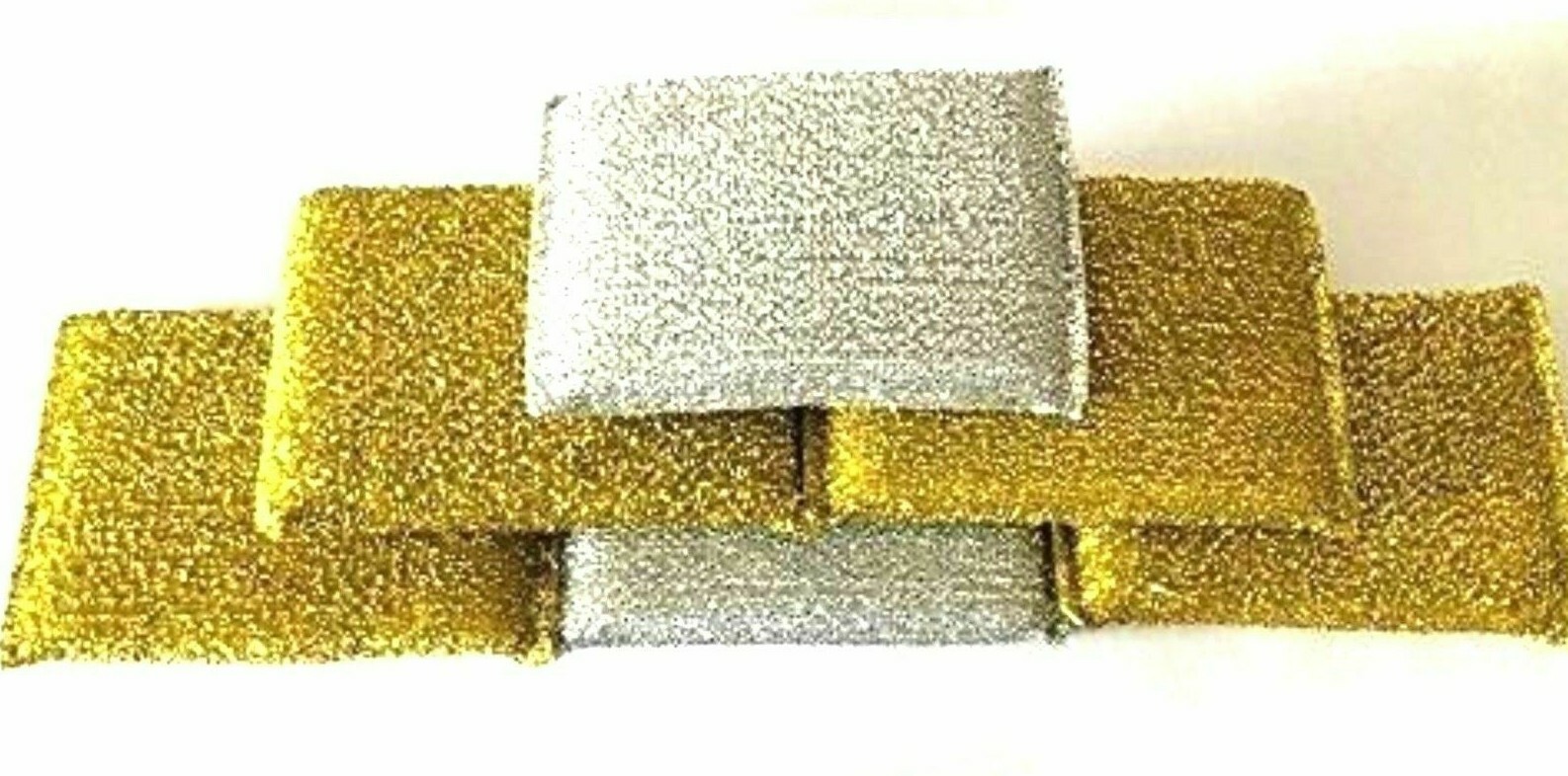 6 Pcs Shining Multi-purpose Scouring Pads Dish Sponge Non- Scratch Wholesale
