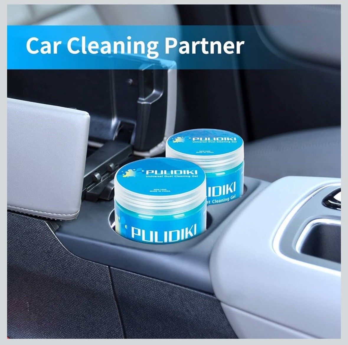 PULIDIKI Gel de Limpieza de Coche: Limpieza Perfecta para Interiores Impecables