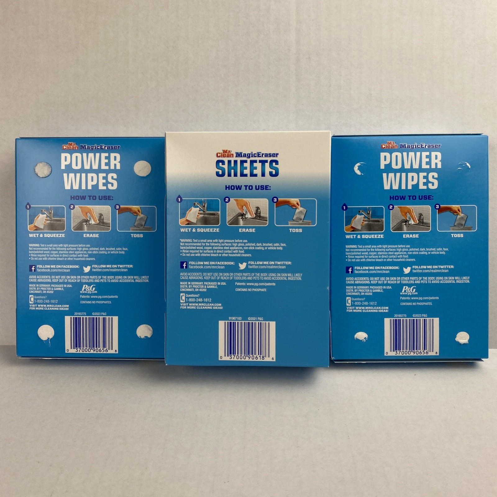 Mr. Clean Magic Eraser SHEETS 1X 16 & 2X 8 Count – 32 Total Thin Dry Sheets NEW
