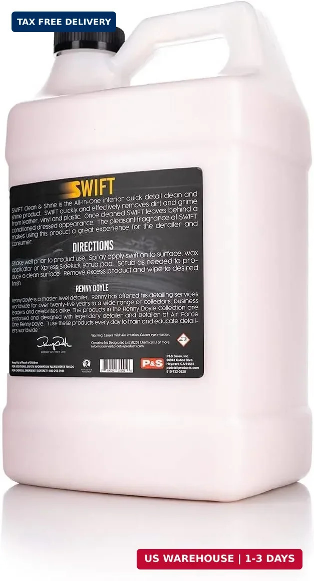 P & S PROFESSIONAL DETAIL PRODUCTS Swift Clean & Shine – Interior Cleaner & Prot