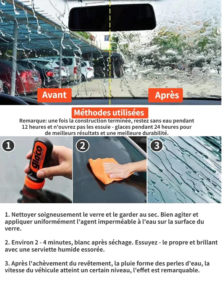 Car Windshield Water Rain Repellent Car Glass Oil Film Removal Glass Hydrophobic