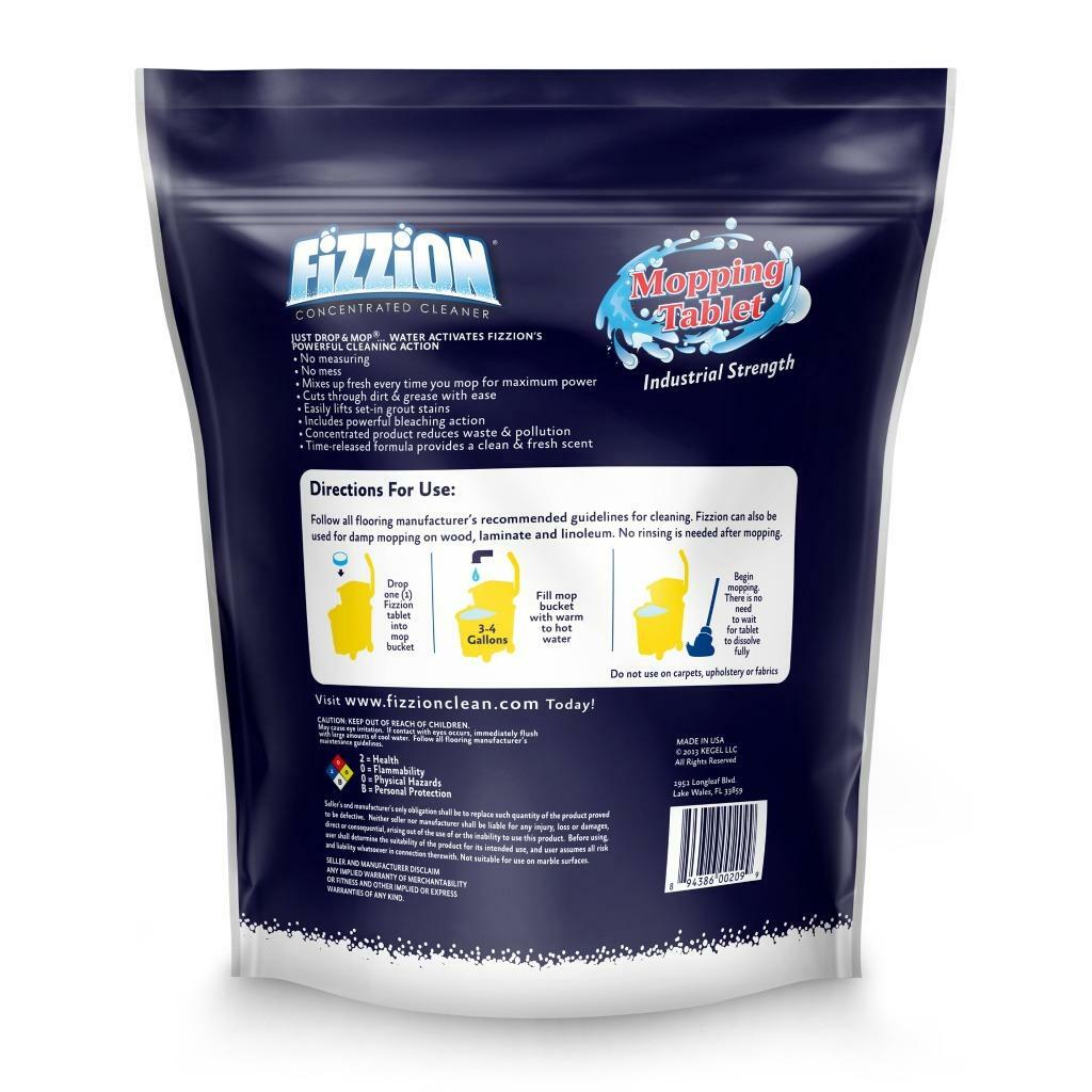 Fizzion Drop and Mop Pail Odor and Stain Remover for Pets (45 Tablets)