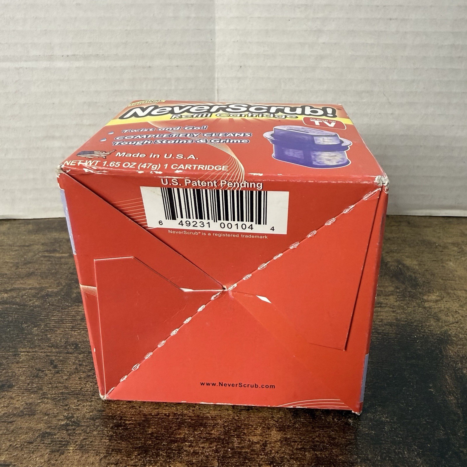 Never Scrub Refill Cartridge NeverScrub Cleaning Toilet System Open Box