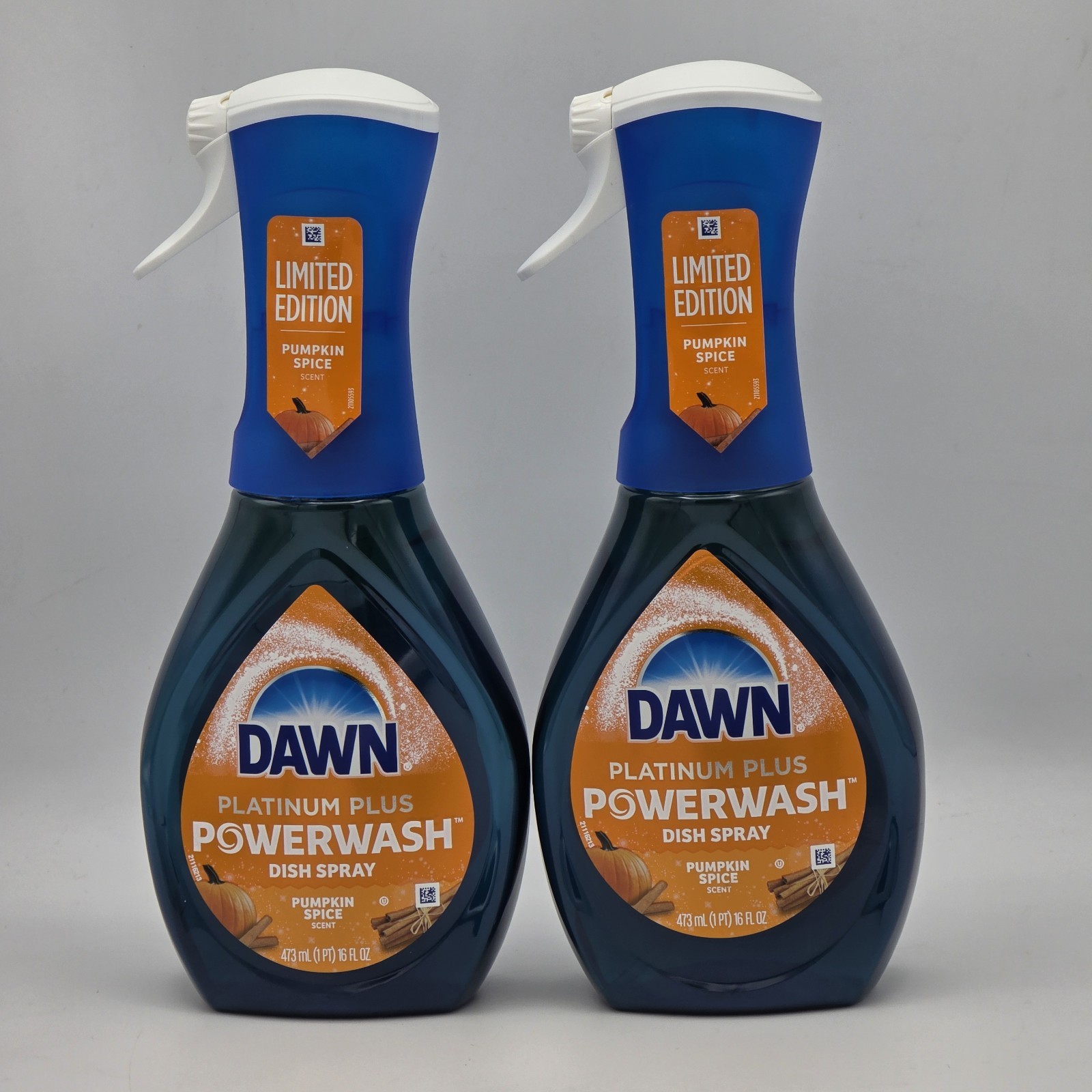 Dawn Powerwash Spray, Dish Soap, Limited Edition, Pumpkin Spice, 2 Ct
