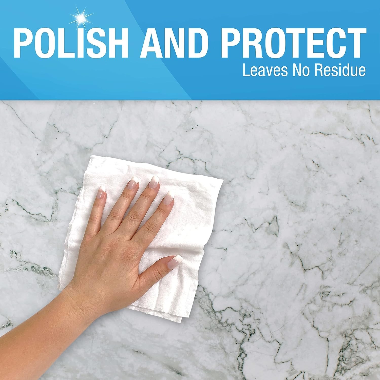 Everyday Cleaning Wipes for Stone & Tile – 30 Count Unscented Protection